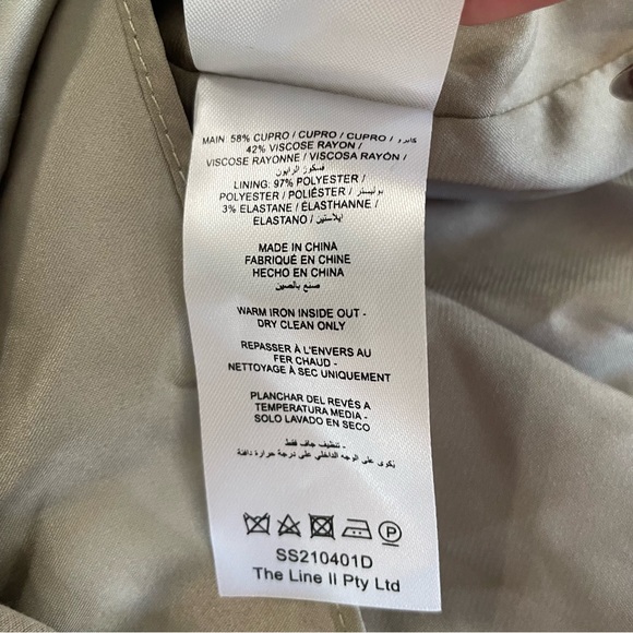 Significant Other Athena Draped Asymmetrical Dress Taupe Size US 4 NWT - Picture 7 of 11